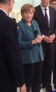 Chancellor Merkel at HMI