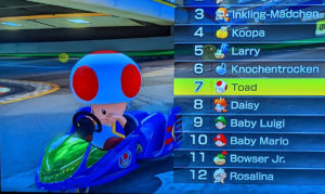 Toad who just lost his race