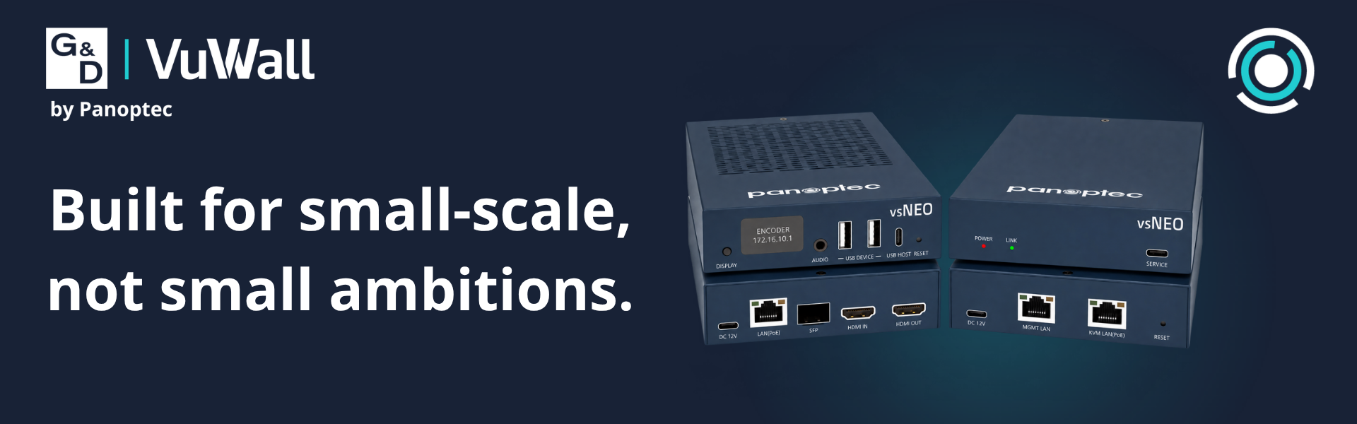 G&D and VuWall Unveil vsNEO, a Zero-Config KVM Platform Built for Simpler Control Room Deployment
