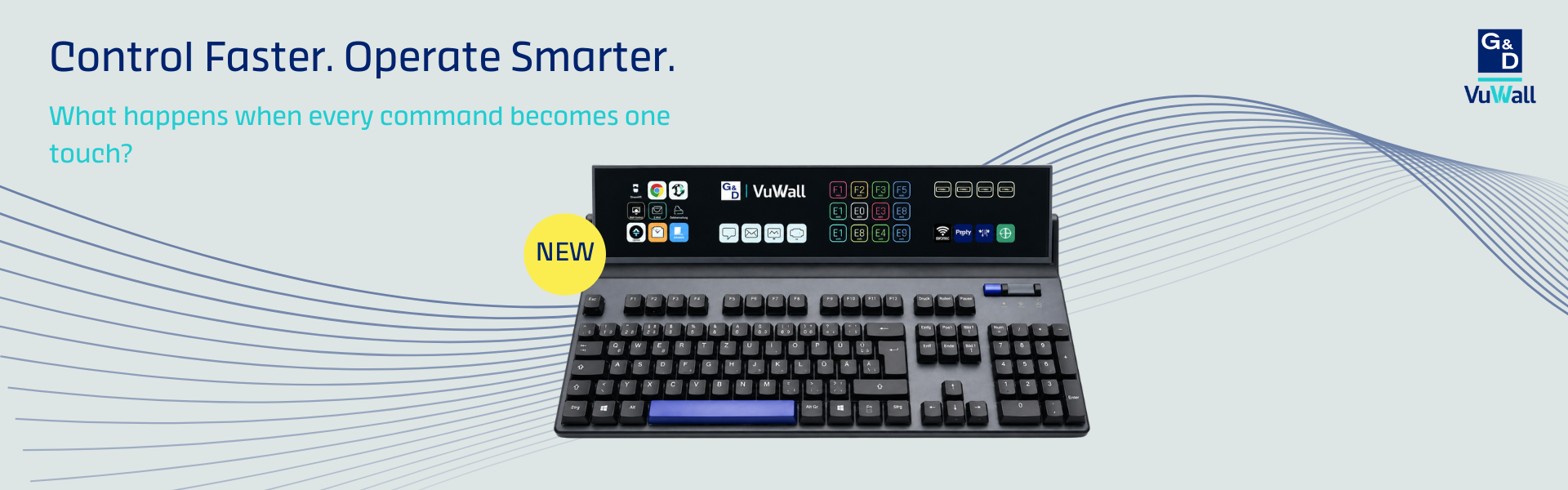 Das neue CommandKeyboard-Advanced: G&D und VuWall stellen netzwerkfreie Operator-Steuereinheit vor