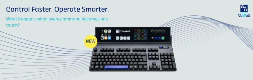 Das neue CommandKeyboard-Advanced: G&D und VuWall stellen netzwerkfreie Operator-Steuereinheit vor